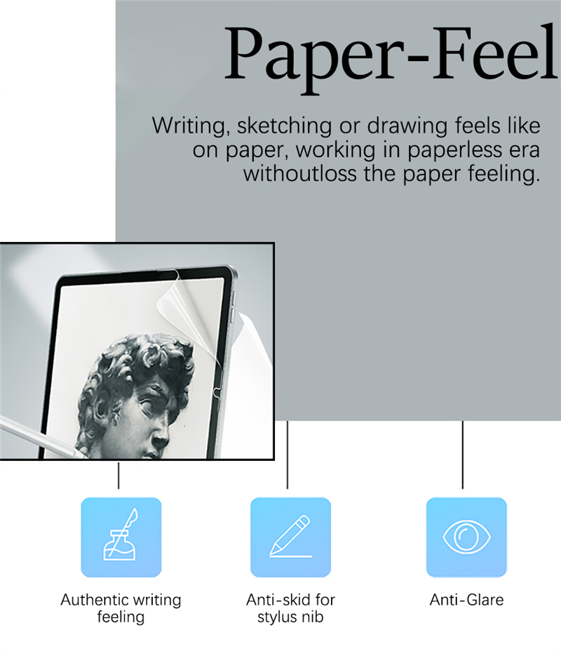 3Pcs Paper Feel Like Screen Pr - Matte Anti Glare Screen Protector review and price