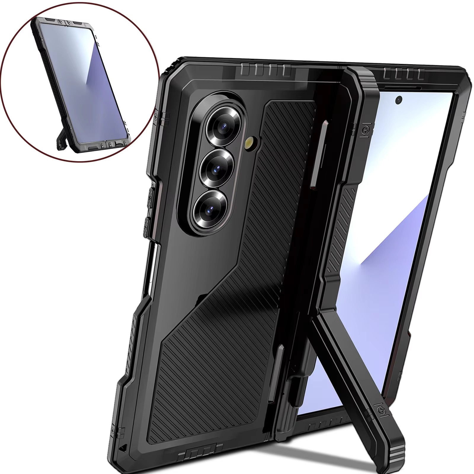 For Saumsung Z Fold 7 6 5 4 Mi - Heavy Duty 360 Full Body Protective Case review and price