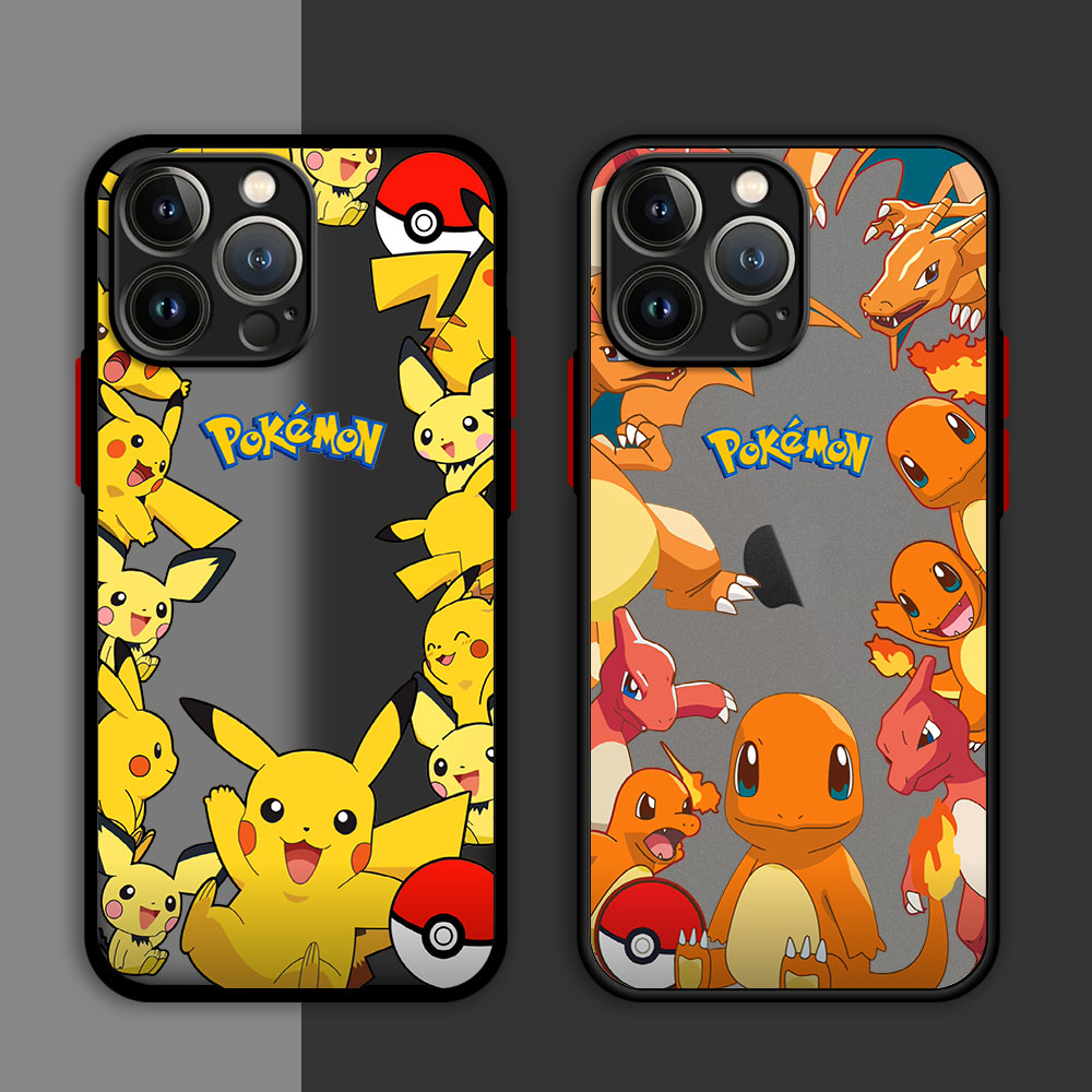 Hot Anime Cartoon Pokemon Case - Matte Hard Pc Back Case review and price