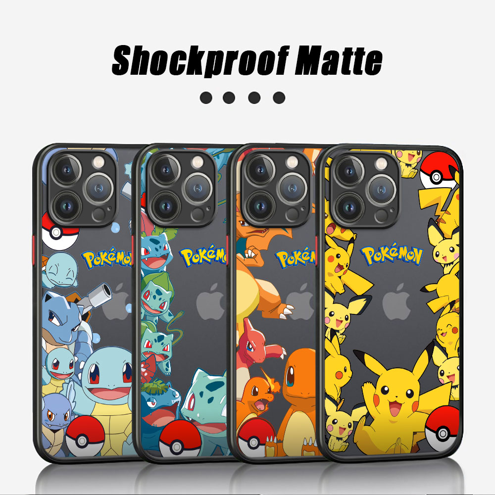 Hot Anime Cartoon Pokemon Case - Matte Hard Pc Back Case review and price
