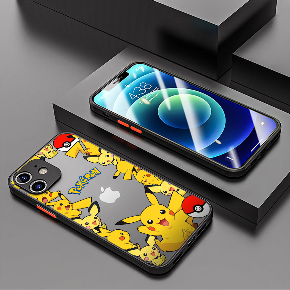 Hot Anime Cartoon Pokemon Case - Matte Hard Pc Back Case review and price